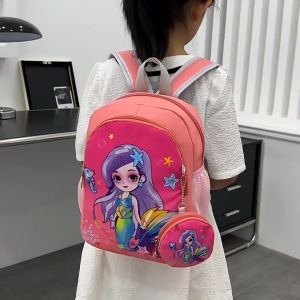 Mermaid Bag Budak Kids Backpack School Bags Baby Cute Unicorn Kindergatden Gils Boys Astronaut Brithday Gift