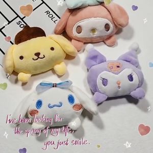 O-KAY Sanrio Cartoon Doll Brooch New Cute Plush Brooch Student Bag Pendant Pin Fashion Jewelry