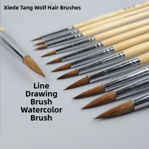 mengtelisha | Round Sable Watercolor and Oil Sketching Brush 966