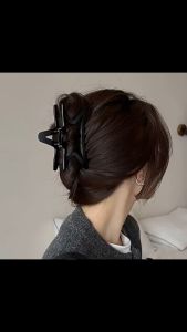 Jepit Rambut Doff JUMBO 11cm Model Bintang Korean Style Hollow Five Star Shape Hair Claw HMJ012