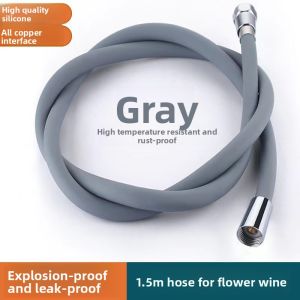 High Quality Universal PVC Flexible Shower Hose Anti-Twist Explosion Proof Thicken Bathroom Extension Pipe