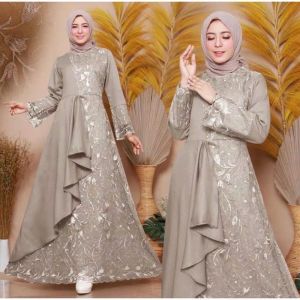 GAMIS ZOLLA /  GAMIS BRUKAT / BAJU LEBARAN / PAKAIAN WANITA / GAUN PESTA / KEBAYA / JUMBO SIZE