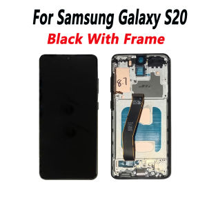A+++ 6.2" Screen For Samsung Galaxy S20 LCD Display Touch Screen Digitizer With Frame For Galaxy S20 G980 G980F LCD Replacment
