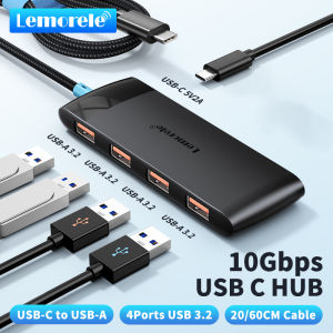 Lemorele | Lemorele 5-in-1 USB C HUB Docking Station Plug and play USB HUB TYPE-C USB 3.2 10 Gbps for MacBook Tablet Camera Mobile phone