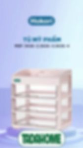 Tủ Đựng Mỹ Phẩm 4 Tầng VIỆT NHẬT 3636 Kệ Đựng Mỹ Phẩm Trang Điểm Để Bàn - TADAHOME