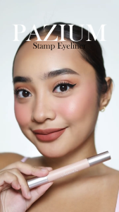 PAZIUM 2 in 1 Liquid Eyeliner Seal Stamp Eye Liner Double Head Fast Dry Waterproof Black Liquid Eyeliner Long Lasting Eye Liner Pen