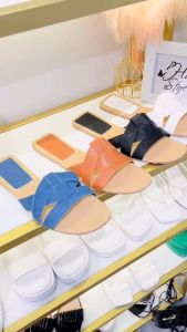 Dép ZA/ RA nhiều màu HALEY STORE đế bệt mũi tròn quai đan chéo tiểu thư đi chơi đi học đi du lịch êm chân dễ mang