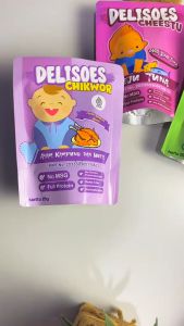Delisoes Snack Bayi Sehat Non MSG Rasa MEETSIM Daging dan Caysim untuk Bayi 8 Bulan Keatas