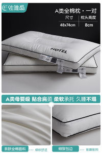 Bộ Hai Chiếc Đệm Cao Cấp Khách Sạn Dùng Tại Nhà Hỗ Trợ Cổ Ngủ Cho Người Lớn Đệm Đầu Tiên Của Trung Quốc Đại Lục