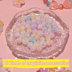 DIY Bead Jewelry Making Kit: Unicorn Rainbow Heart Bracelet & Charm Bead Bracelet