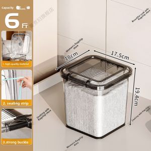 MEIZHUFU | Sealed Pest-Proof Moisture-Proof Flour Storage Jar