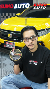 แว็กซ์เคลือบสีรถ สำหรับสีเข้ม 🔥Wax (รถสีเข้ม) เคลือบแก้ว เคลือบสีรถ (สีเข้ม) สวยเงางาม Wax เคลือบรถ แถมฟรี‼️ฟองน้ำ 300g SUMO