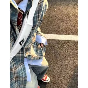 YIWEIYI | Never Outdated Fashionable High Grade Plaid Slim Fit Shirt for Petite Women