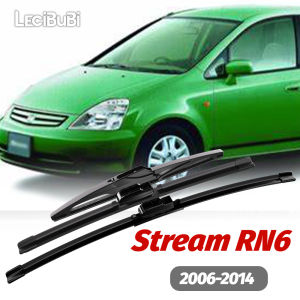 1set Front & Rear Windshield Wiper Blades Windscreen Wipers For Honda Stream RN6 2006-2014 2007 2008 2009 2010 2011 2012 2013