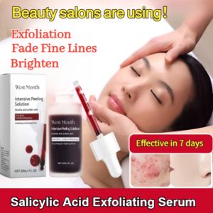 🎀【buy 1 get 1 free】Salicylic Acid Exfoliating Line-Lightening Cream/Exfoliating And Brightening Serum/Hydrating Serum Light Lines Moisturizing Brightening Face Cleansing Salicylic Acid Serum/Soothing Serum水杨酸去角质淡化细纹精华