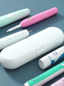 Electric Toothbrush Case for Traveling for Oral-B/Philips Sonicare Electric Toothbrush with 4PCS Covers Caps (P