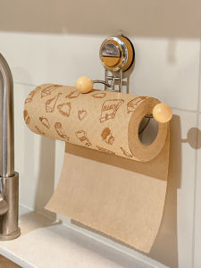 ตู้สำหรับวางกระดาษซับในครัวแบบดูดด้วยแรงดันสูง ตู้สำหรับวางกระดาษและฟิล์มกันเสีย ไม่ต้องเจาะ ตู้สำหรับวางกระดาษทิชชู่แบบแขวน