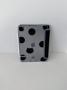 Ốp Lưng Hình Mèo Chấm Bi Cổ Điển Cho iPad Pro 10.9/12.9 Inch 2020-2022 Vỏ Bảo Vệ TPU Chống Sốc Cho iPad Air Thế Hệ 4/5