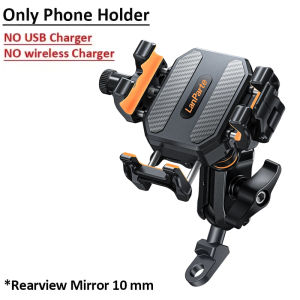 Shockproof Motorcycle Phone Holder 4 Vibration Dampener Anti-Thief Motorbike Bicycle Bike Scooter Phone Stand