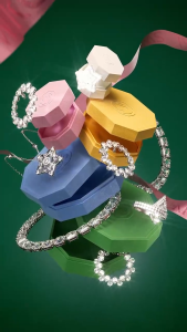 Swarovski 100% S925 Sterling Silver Millenia Octagonal Cut Colored Diamond Bangle Fashionable Womens Bangle Valentines Day Gift (SZ-24826734829945)