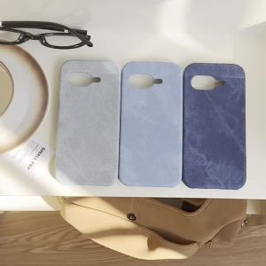 Luxury Retro Cowboy Fabric Phone Case For Google Pixel 11 10 9 Pro XL 8 7 Pro 10A 9A 8A 7A Non-Slip Denim Cloth Shockproof Cover