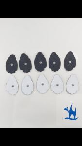Self Adhesive Replacement Electrode Pads Conductive Gel Massager Stickers for Electric Digital Muscle Stimulator Machine