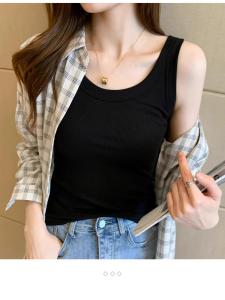 เสื้อกั๊กแขนกุดบางสำหรับผู้หญิง ฤดูใบไม้ผลิและฤดูร้อน ฤดูใบไม้ร่วงและฤดูหนาว ดีไซน์ใหม่ เสื้อคลุมกันหนาวแบบสวมหัว ทรงหลวม สีพื้น