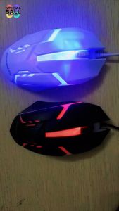 High Configuration USB Wired E-sports Gaming Mouse with LED Color Breathing Light Suitable for PC and Laptop Computers