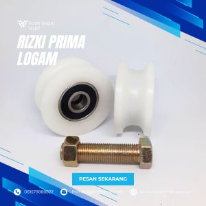 Roda Nilon 678cm || Doubel bearing || Tanpa casing