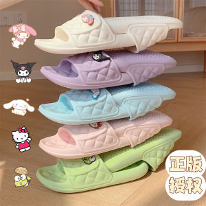 Thin Strip Sanrio IP Joint Name Clow M Home Slippers Womens Summer Shit Feeling Eva Indoor Deodorizing Filter Sandals