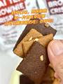 Delicious I'M BRUNO Brownie Crisps Chocolate Nut Thin Biscuit Snacks Thai Origin Packaged Baking Goods Thin Crispy Cookies. 