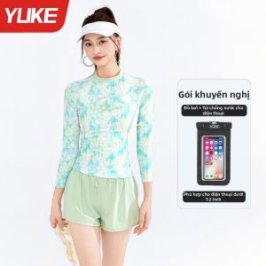Yuke | Bộ Đồ Bơi Tách rời Dài Tay Giúp Giam Cân và Che Bụng