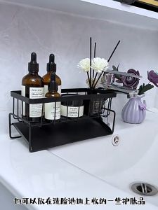 Kitchen Sink Drain Rack Organizer Stainless Steel Sponge Drainer Rack Bathroom Sink Rack Soap Holder Organizer Rack Dishcloth Towel Rack Filter Basket