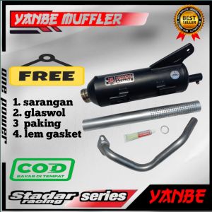knalpot Anti tilang  Yanbe muffler Y01 All metic beat Vario Mio PCX aerox nmax