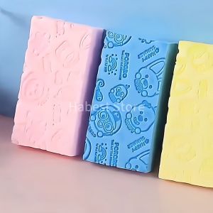 《 Baby Care》 Baby Body Scrub Soft Sponge Exfoliate Dead Skin Cleaner Shower Massage Brush Span Mandi