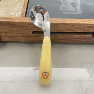 OUSKA | 316 Stainless Steel Baby Spoon for 3+ Years Old Children