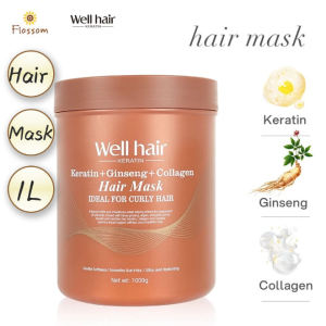 Well Hair Collagen Deep Repair Hair Mask Ideal For Curly Hair Hair Care 1000g WH-H072