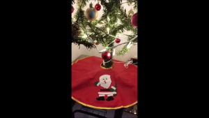 Christmas Tree Skirt 100cm Cartoon Crafts Tree Surround Base Set Merry Christmas Decorations Xmas Ornaments
