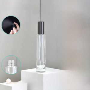 15 มลแบบพกพาแก้วน้ำหอมขวดตัวอย่างผลิตภัณฑ์ใหม่เครื่องพ่นน้ำหอม MINI ขนาดเครื่องมือความงามขวดแอลกอฮอล์สำหรับบรรจุภัณฑ์เครื่องสำอาง