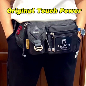 Ready Stock!! New Touch Power & Tough Warrior Men Waist Bag Chest Bag Pouch Bag Soft & Smooth Nylon