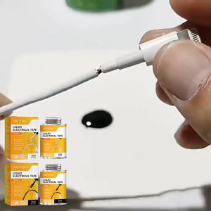 Băng Keo Điện Lỏng Jue - Fish 125ml Cách Điện Chống Thấm Nước Chống Cháy - Màu Trắng/Đen