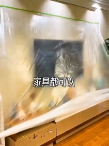 270cm*20m Furniture Plastic Cover Sofa Dustproof Film Plastic Cove