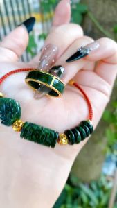 vòng tay nữ bạc mix charm như ý nguyện vô cực ngọc lam ngọc tự nhiên hàng dày vòng tay đá phong thuỷ trang sức thiết kế đủ hoá đơn thẻ bảo hành