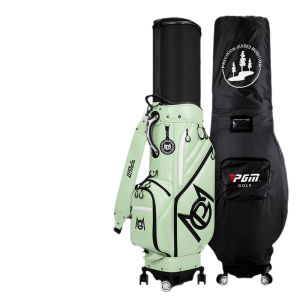 PGM GOLF | Advanced Tech Smooth-feel Extendable Hardshell 4-wheel Golf Travel Bag