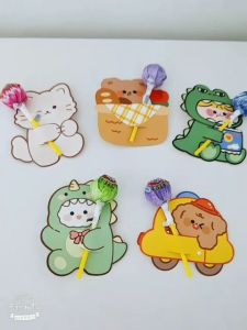 lollipops doorgift lollipops with card holder 10pcs