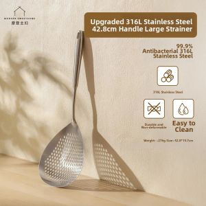 MODERN SWEETHOME | Large 316L Stainless Steel Pasta and Dumpling Scoop Ladle