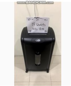 ANT- S1830C PAPER SHREDDER MACHINES CROSS CUT 18PCS 30 LITTERS  WITH 1 YEAR WARRANTY (mesin perincih kertas Mesin Penghancur Kertas)