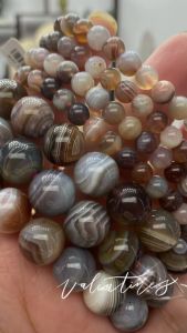 HANLE natural high quality botswana agate sardonyx agate with certificate and box