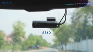 Camera hành trình Vietmap S860 cảnh báo giao thông Ghi hình 2 kênh 3K/Full HD Cảm biến Sony Starvis 2 IMX675 Pin siêu tụ Kết nối xem qua điện thoại Tặng Vietmap Live Pro 6 tháng