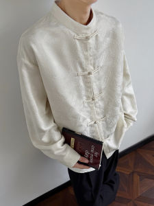 WUKONGYOUHUO | Retro Style Button-Down Embroidered Casual Shirt